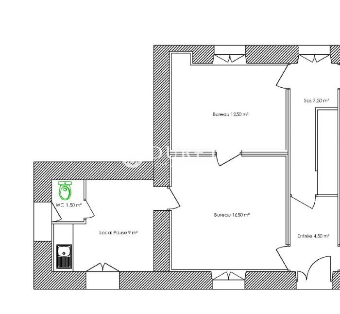 Louer Bureau Bureau, La Roche-sur-Yon 40 m2 - LP1132-DURET