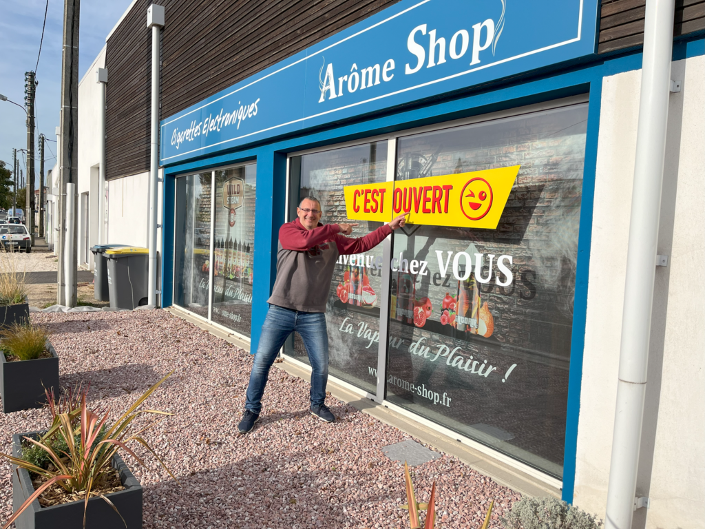 Nos clients : interview de Pascal Delavacquerie, gérant du réseau Arôme Shop