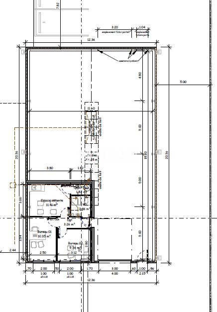 Louer Local professionnel Local professionnel, Aubigny-Les Clouzeaux 234 m2 - LP2549-DURET
