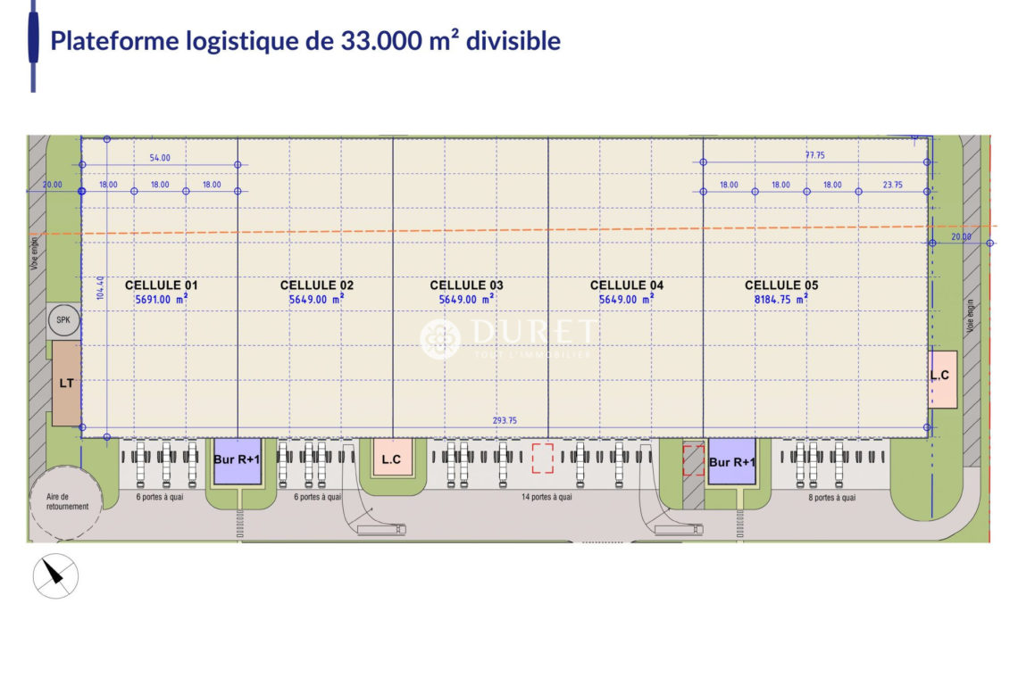 Louer Entrepôt Entrepôt, Niort 33000 m2 - LP3134-DURET