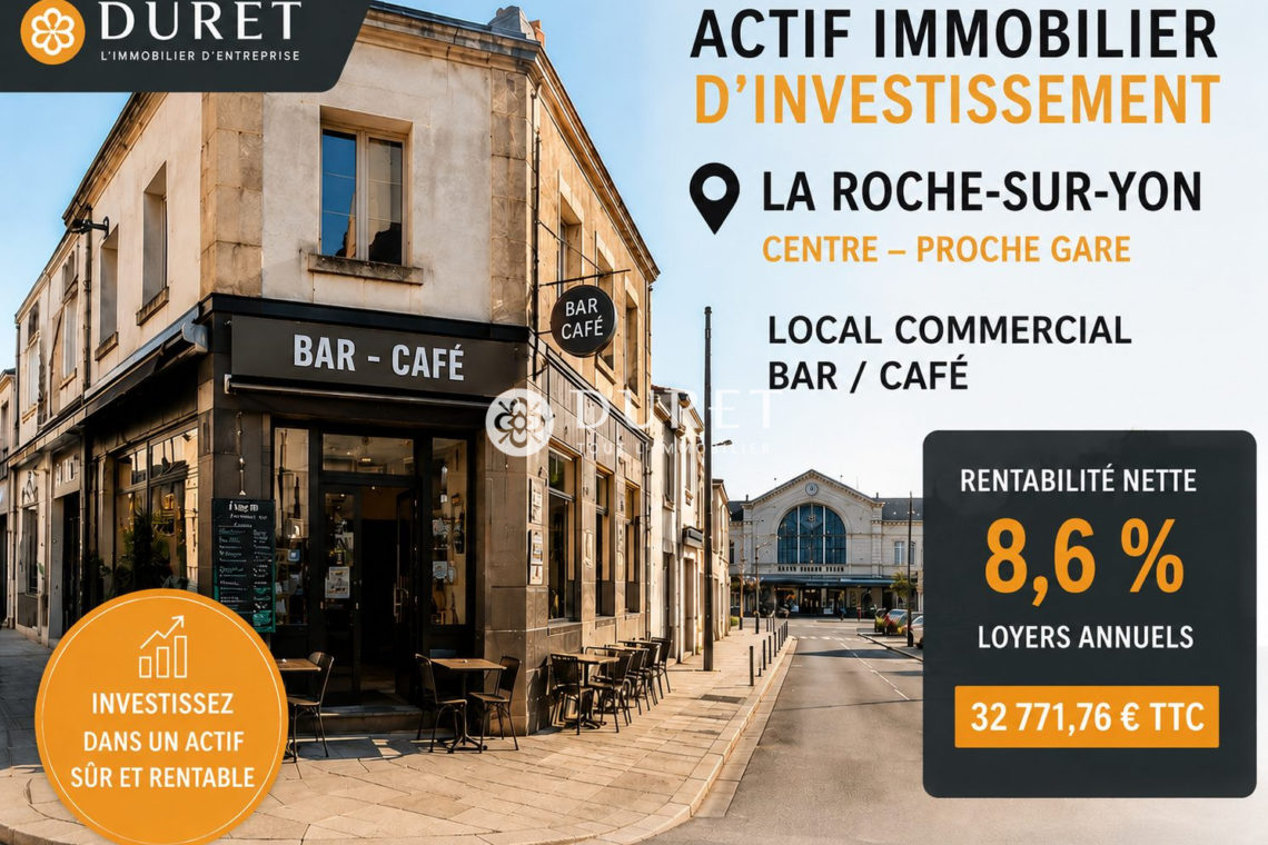 Acheter Local commercial Local commercial, La Roche-sur-Yon 325 m2 - VP3209-DURET